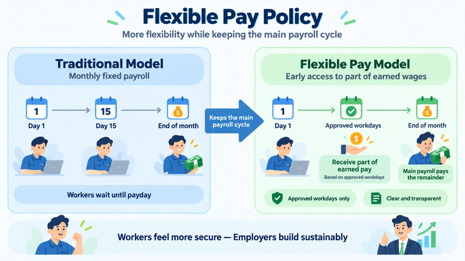 L'EWA est une partie d'une stratégie de rémunération flexible