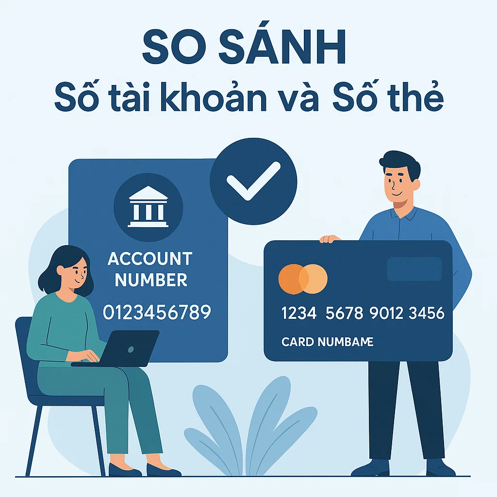 区分VPBank账户号码和卡号